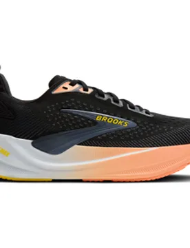 GHOST MAX 4 Laufschuhe Damen Black/Folkstone/Cyber Peach B (normal) 41 - Brooks - FashionsVida