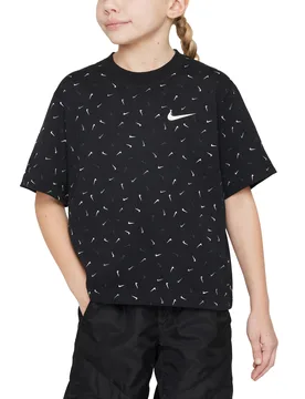 Nike Sportswear Swoosh Tee Black L - Nike - FashionsVida