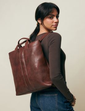 Zaocai Rucksack mit metallischen Details ED