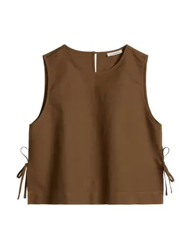 Woven Blouses Sleeveless female