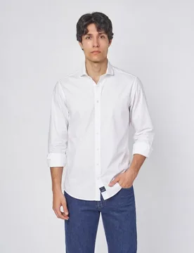 Spagnolo - Camisa popelin liso - Spagnolo - FashionsVida