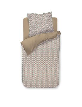 Percal Ropa de cama BAILAMOS 70x90cm/140x200cm Arena camel