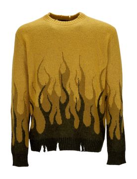 Maglione Uomo Double Flames L/s Jumper Plantation