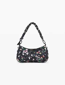 Petit sac tressé collage BLACK U female - Desigual - FashionsVida