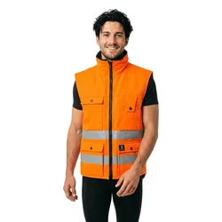 Gilet De Sécurité Safe Arctic 00554 Winter Hi-Vis Orange 3XL