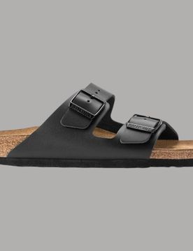 Ciabatte Arizona Nero Pelle Plantare Anatomico Narrow Fit