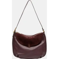 Bolso de hombro Freedom en piel y serraje