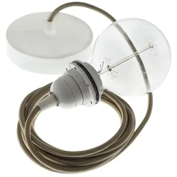 Cables Lampe Suspendue Pendel Pour Abat-jour Rm27 50 Cm Cipria / White One Size