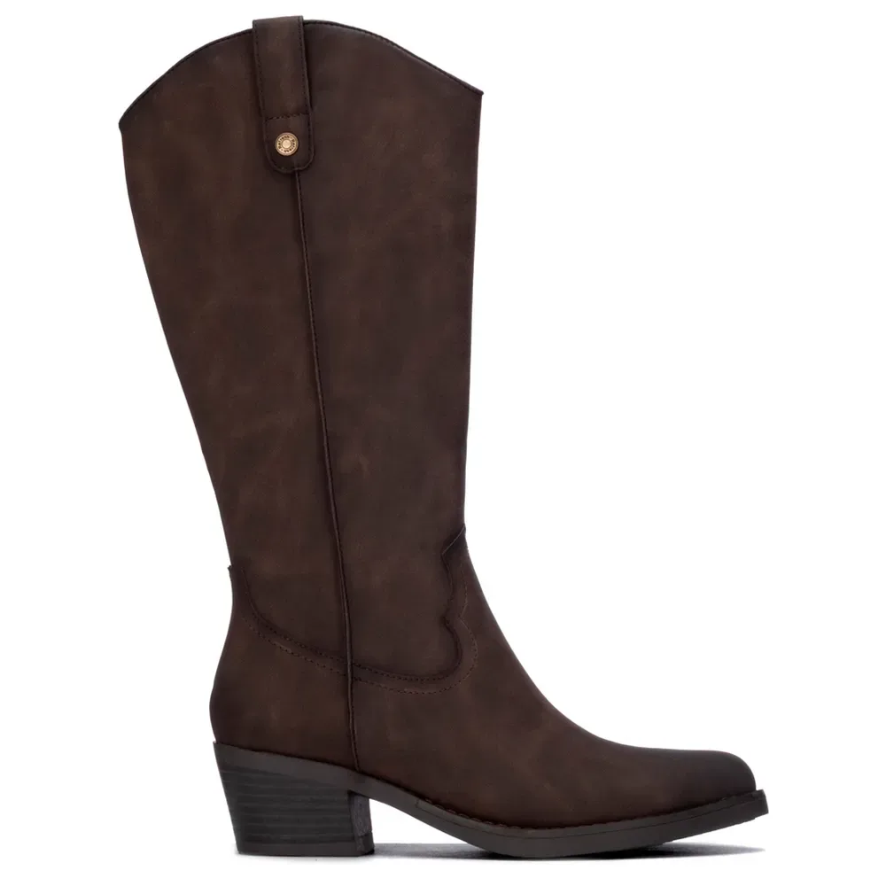 Bottes à Talons 17614702 Brown EU 40 - Refresh - FashionsVida