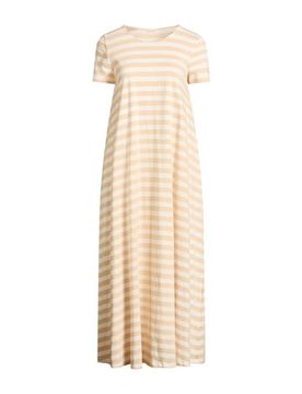 Maxi-Kleid Damen Beige S Damen