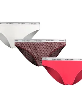 Culotte 000qd5207e 3 Unités Innuendo / Stencil Heart / Dark Berry S - Calvin Klein - FashionsVida
