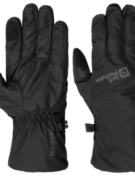 Texapore Winter Basic Gloves by - black - Size: L - Jack Wolfskin - FashionsVida