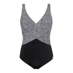 Badeanzug schwarz weiss 48C Damen