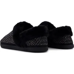 Zapatillas de casa oslo en tejido de espiga