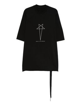 T-Shirt Girocollo Con Stampa Stella