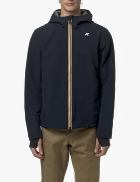 K-way Jacko Bonded Jersey blu - K-way - FashionsVida