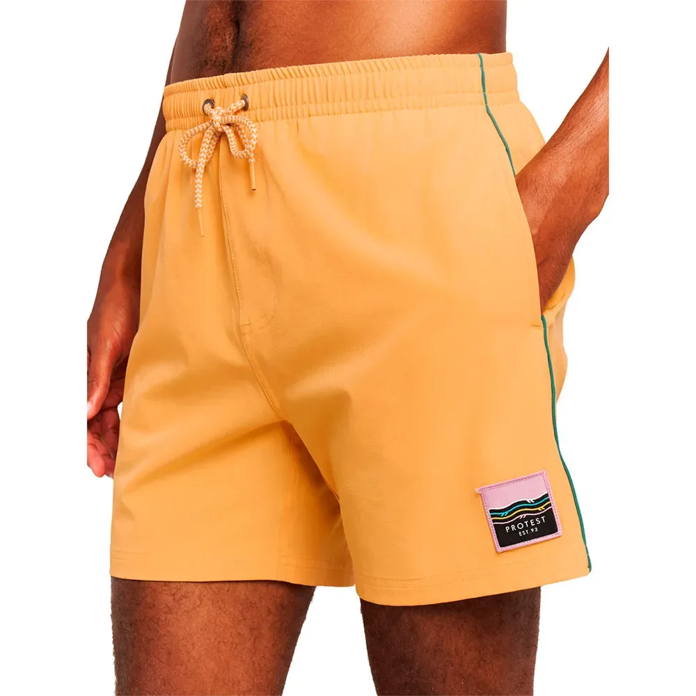 Short De Bain Jayden Golden Yellow M - Protest - FashionsVida