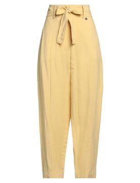 Pantalones Mujer Amarillo pastel S,XL Mujer