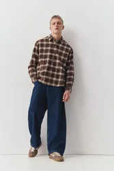 Long Sleeve Check Shirt (Size: )