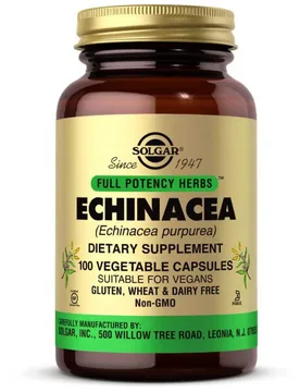Complément Alimentaire Échinacée 100 Unités - Solgar - FashionsVida