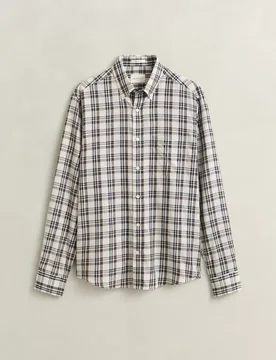 REG TWILL CHECK SHIRT male - L - FashionsVida