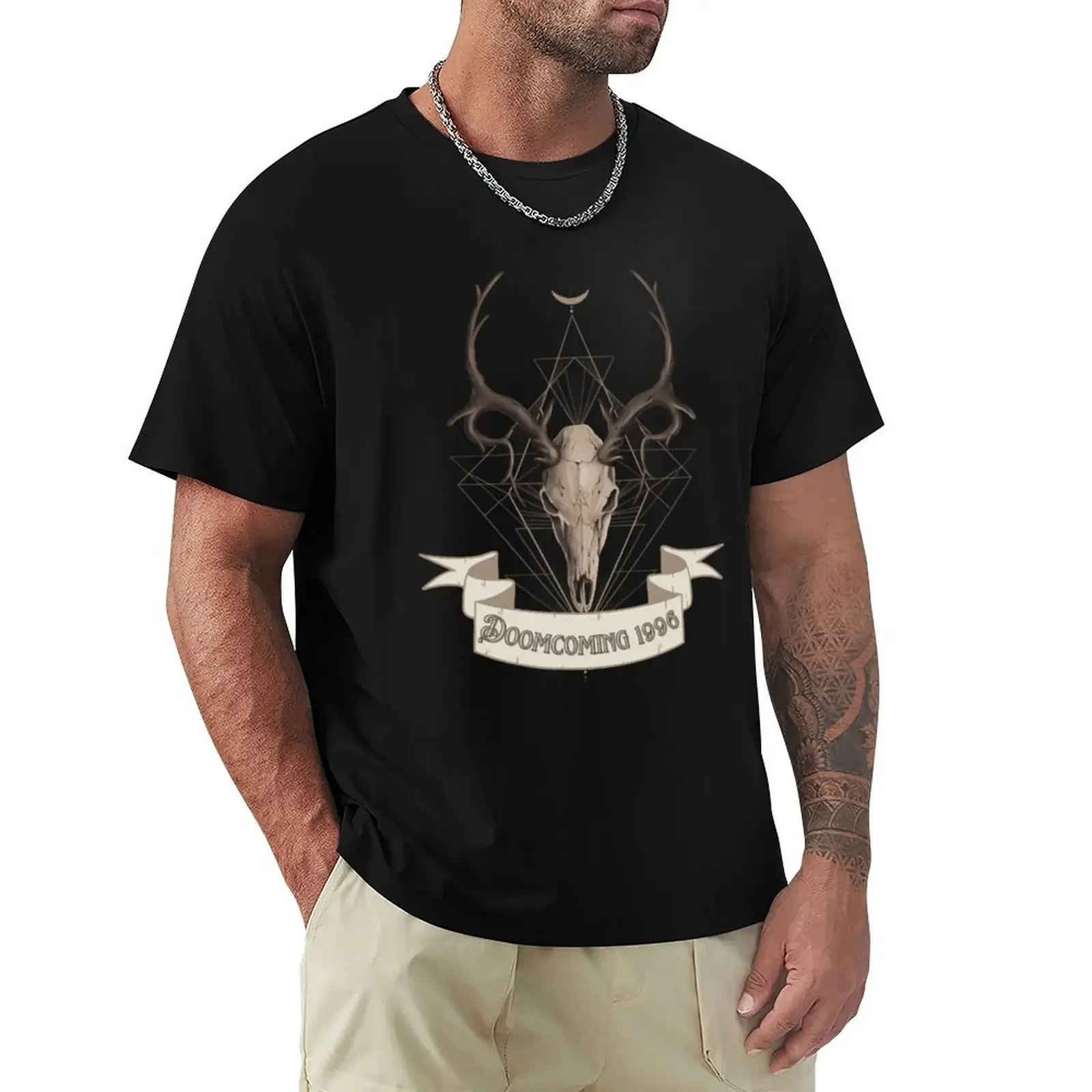 Doomcoming 1996 T-Shirt Simple Solid Color Crew Neck Tee - Aliexpress - FashionsVida