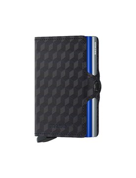Geldbörse - Twinwallet Optical titanium blue azul oscuro