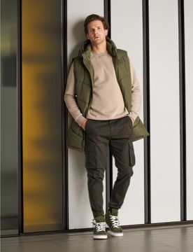 Sinsay - Gilet lungo - khaki