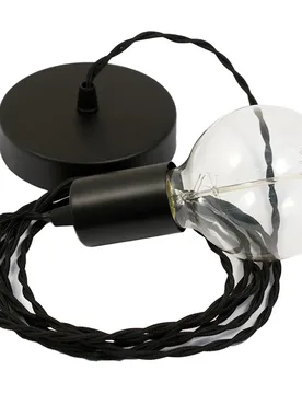 Cables Suspension Luminaire Tm04 50 Cm Black One Size - Creative - FashionsVida