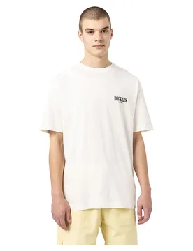 T-shirt à Manches Courtes Kelso Ecru L - Dickies - FashionsVida