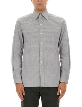 TOM FORD Tiny Stripe Slim Fit Shirt