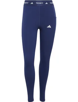 Techfit Stash Pocket Full-Length Damen Tights, blau M - Adidas - FashionsVida