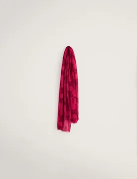 Modal Rich Geometric Scarf with Linen Pink Mix female - Seasalt cornwall - FashionsVida
