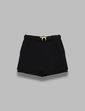 MARINE SERRE tailoring mini shorts - Marine Serre - FashionsVida