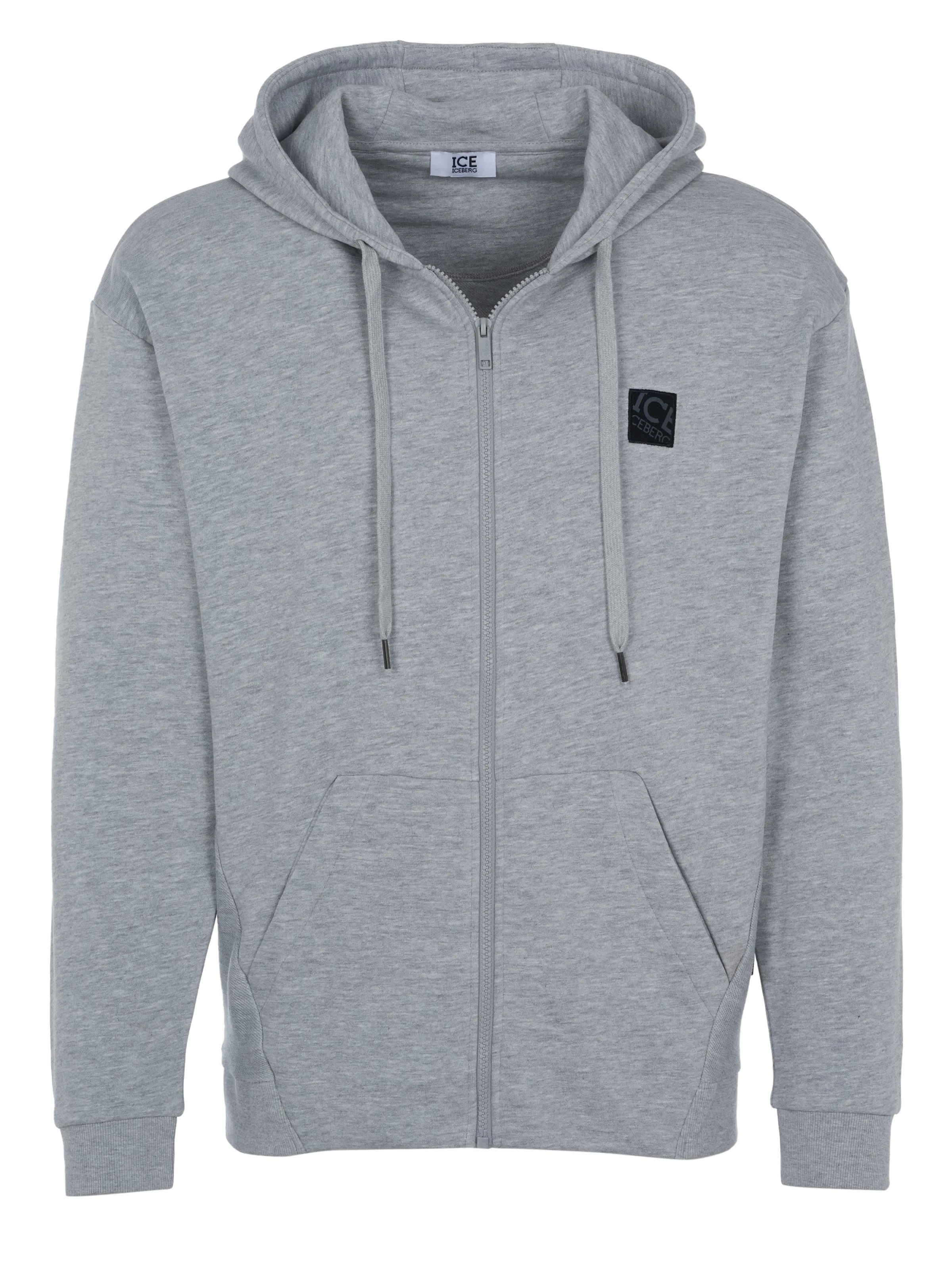 Mens Pullover - Grey Cotton - Size Small - Iceberg - FashionsVida