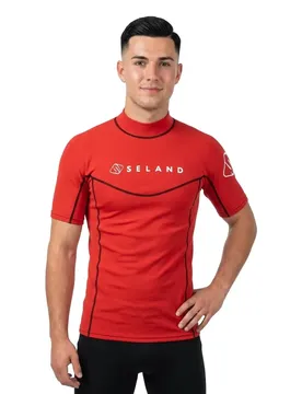 Rash Guard Manches Courtes Elastan Fina Red XL