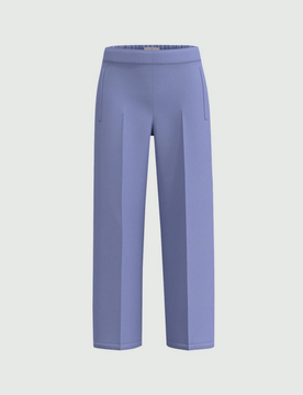 Pantalone in gabardina donna pervinca