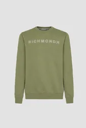 John Richmond felpa uomo verde