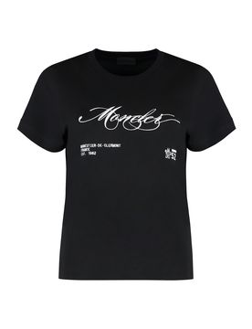Embroidered-logo Cotton T-shirt