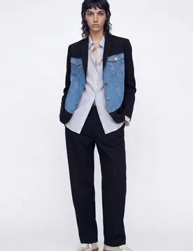 Pantalon tailleur hybride BLACK 34 female - Desigual - FashionsVida