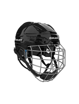 Herren Eishockeyhelm Re-Akt 55 inkl. Gitter schwarz 52-57CM M - Bauer - FashionsVida