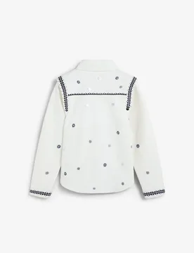 Camisa de mujer denim con botones de snaps - Scalpers - FashionsVida