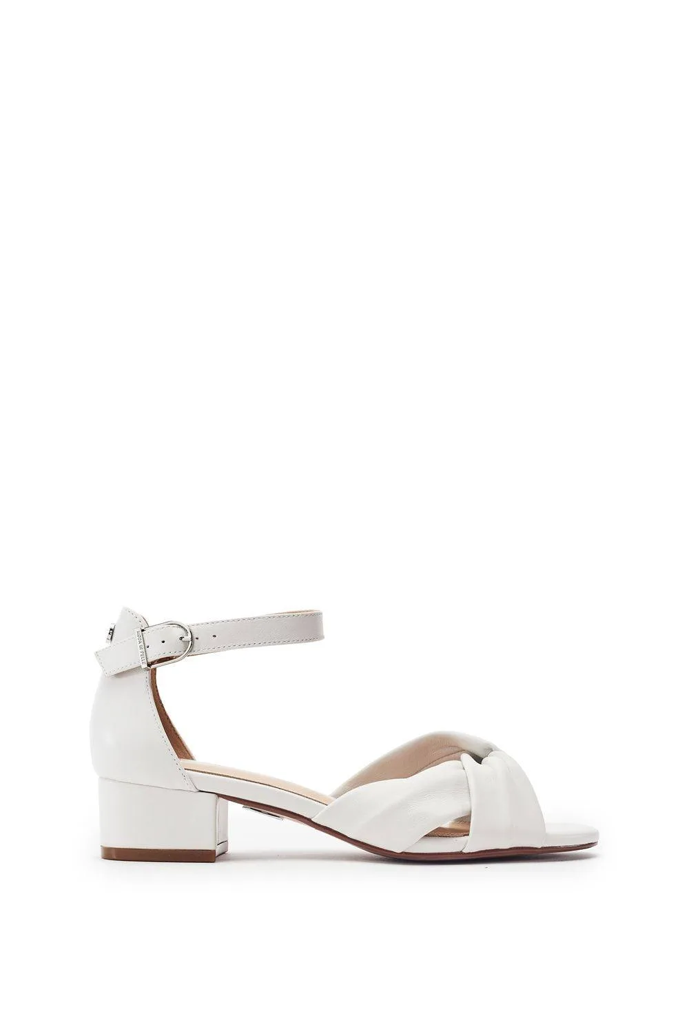 Macadima' Leather Sandals - White - Size: 7 - Moda in Pelle - FashionsVida