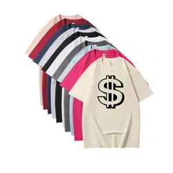 Summer new style, lover's outfit, linen fashionable casual breathable loose and comfortable easy-to-wash short-sleeved T-shirt