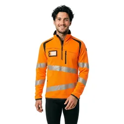 Sweat à Demi-zip Accelerate Safe 19005 Hi-Vis Orange / Dark Anthracite L