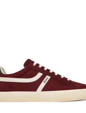 Sneakers aus Stoff Aiden 50568469 Dunkelrot 43 male - BOSS - FashionsVida