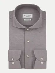Slim-Fit Hemd mit Cutaway Grau 40
