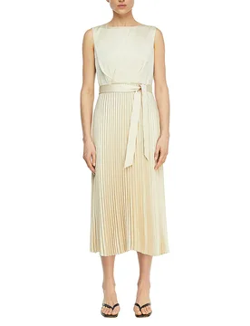 Comma Mididress beige 46 - Comma - FashionsVida