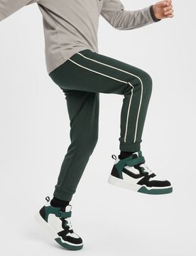 Sinsay - Jogger - verde-marrone