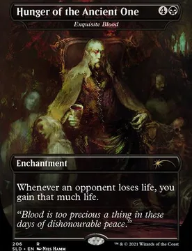 Exquisite Blood [Hunger of the Ancient One] (Secret Lair - Welcome to Castle Dracula) Secret Lair Drops - Magic: The Gathering - FashionsVida